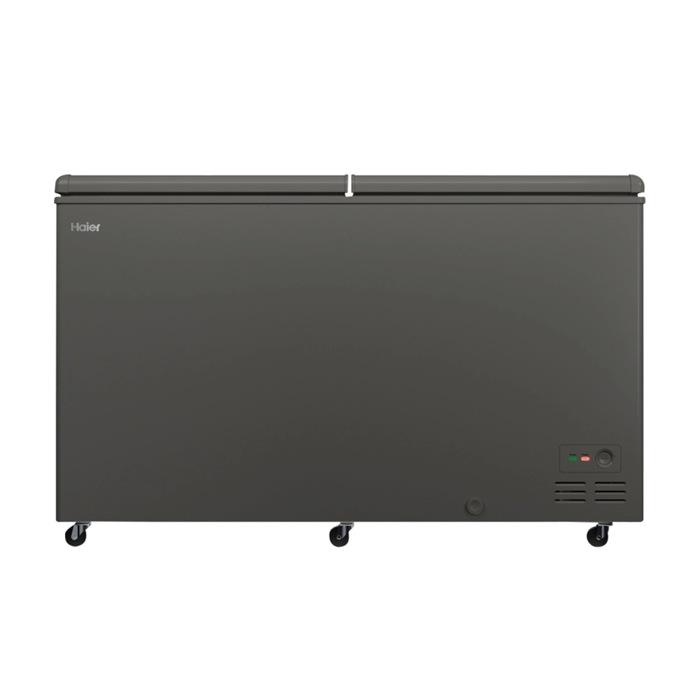 Haier 510 Ltr Double door- Embossed Titanium Grey colour Convertible Hard top Freezer